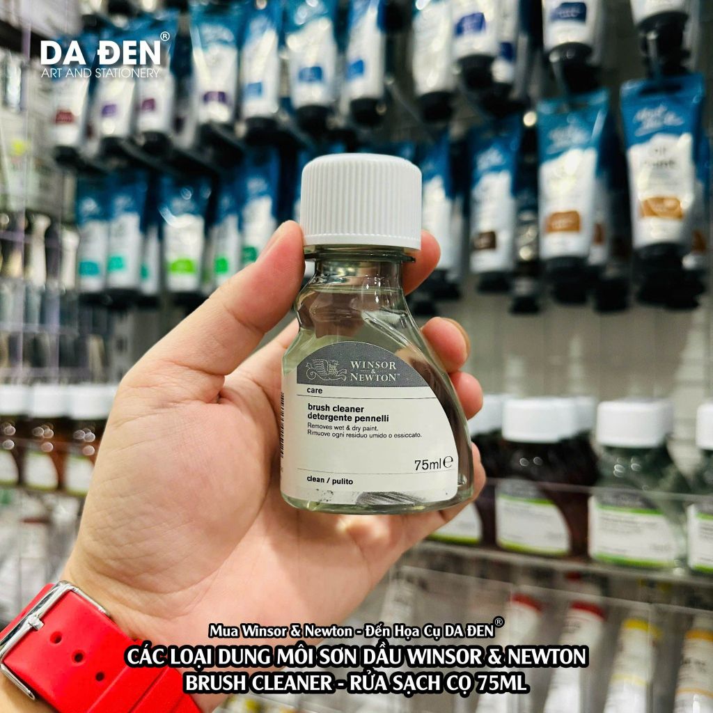 [DA ĐEN] Dung Môi Brush Cleaner - Rửa Sạch Cọ Sơn Dầu Của Winsor & Newton