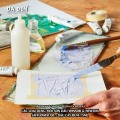 [DA ĐEN] Dung Môi Sơn Dầu Safflower Oil - Dầu Cây Rum của Winsor & Newton 75ml