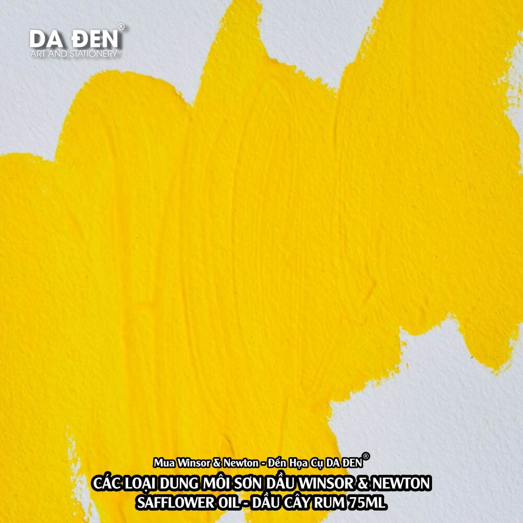 [DA ĐEN] Dung Môi Sơn Dầu Safflower Oil - Dầu Cây Rum của Winsor & Newton 75ml