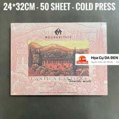 Thanh Lý Sổ Magnani ̶3̶̶2̶̶2̶̶ 0̶̶0̶̶0̶ Còn 161k 24x32cm 50 Tờ Cold Press