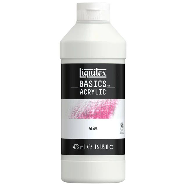 Liquitex Basics Gesso Lót Nền Nhiều Dung Tích Lựa Chọn