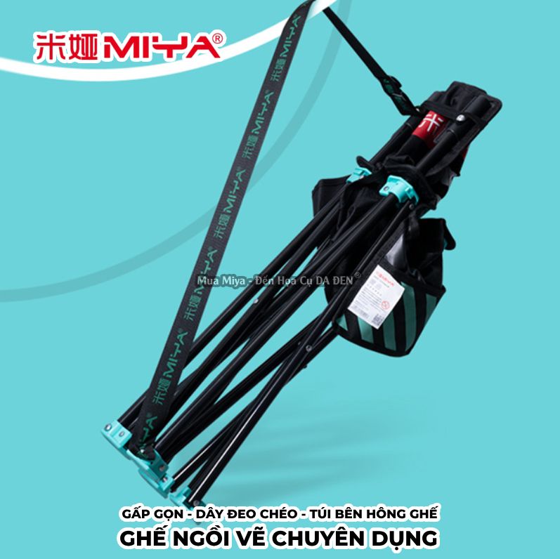 [DA ĐEN] Ghế Vẽ Tranh Gấp Gọn Miya Portable Painting Chair