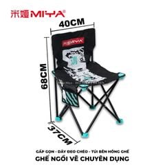 [DA ĐEN] Ghế Vẽ Tranh Gấp Gọn Miya Portable Painting Chair