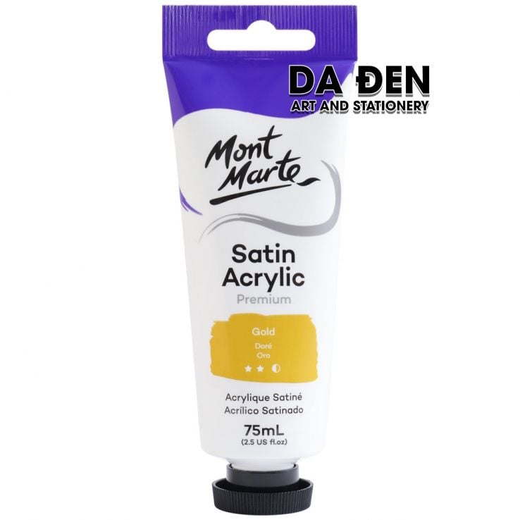 Màu Acrylic Satin Mont Marte Cao Cấp 75ml