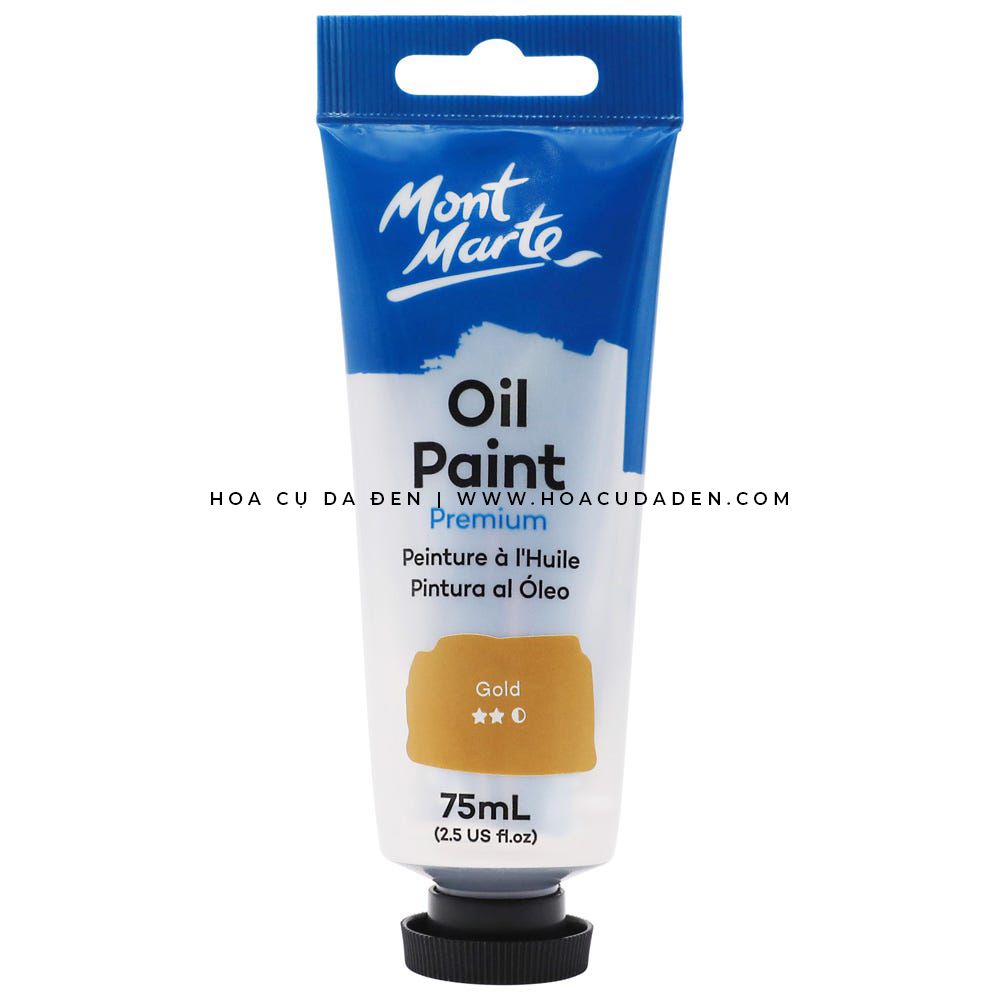 [DA ĐEN] Màu Sơn Dầu - Oil Mont Marte | Tube 75ml