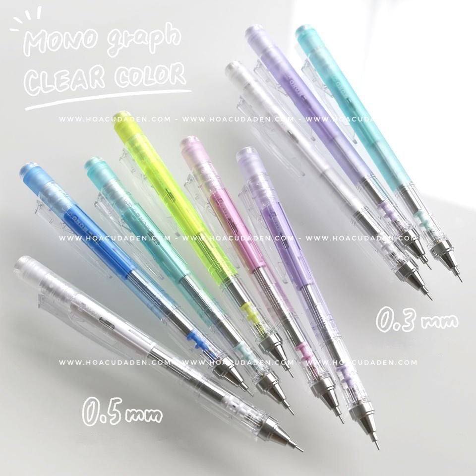 Chì Tombow Mono Graph Phiên Bản Mới 2021 Clear Color