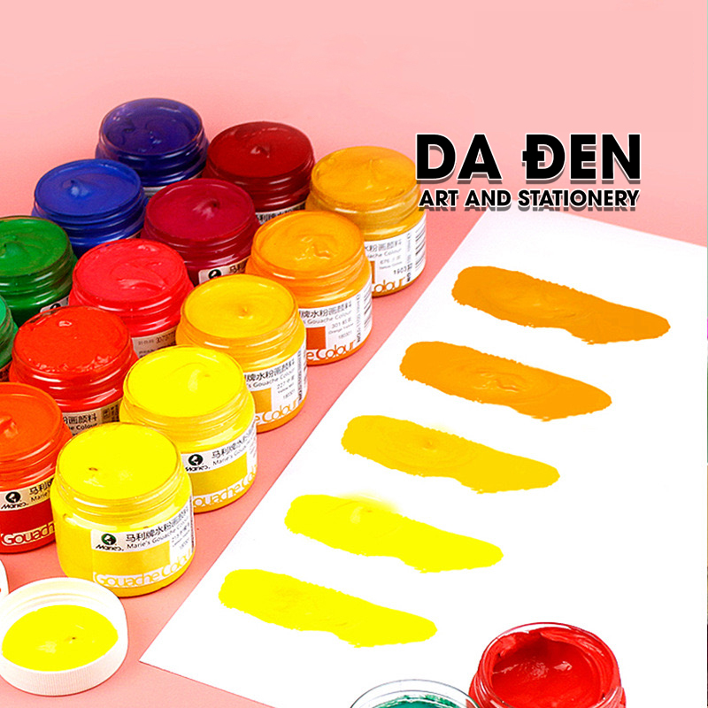 Review màu gouache Maries dạng hũ 100ml Một số tips vẽ màu gouache giá rẻ Lobeo YouTube #44 Review màu gouache Maries dạng hũ 100ml Một số tips vẽ màu gouache giá rẻ Lobeo YouTube