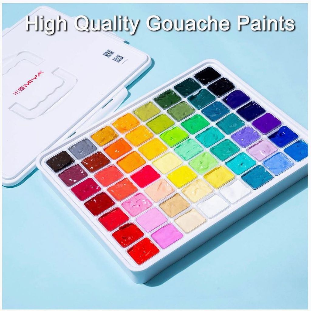 Màu Gouache Himi Miya Thạch 56 Màu Hộp Nhựa