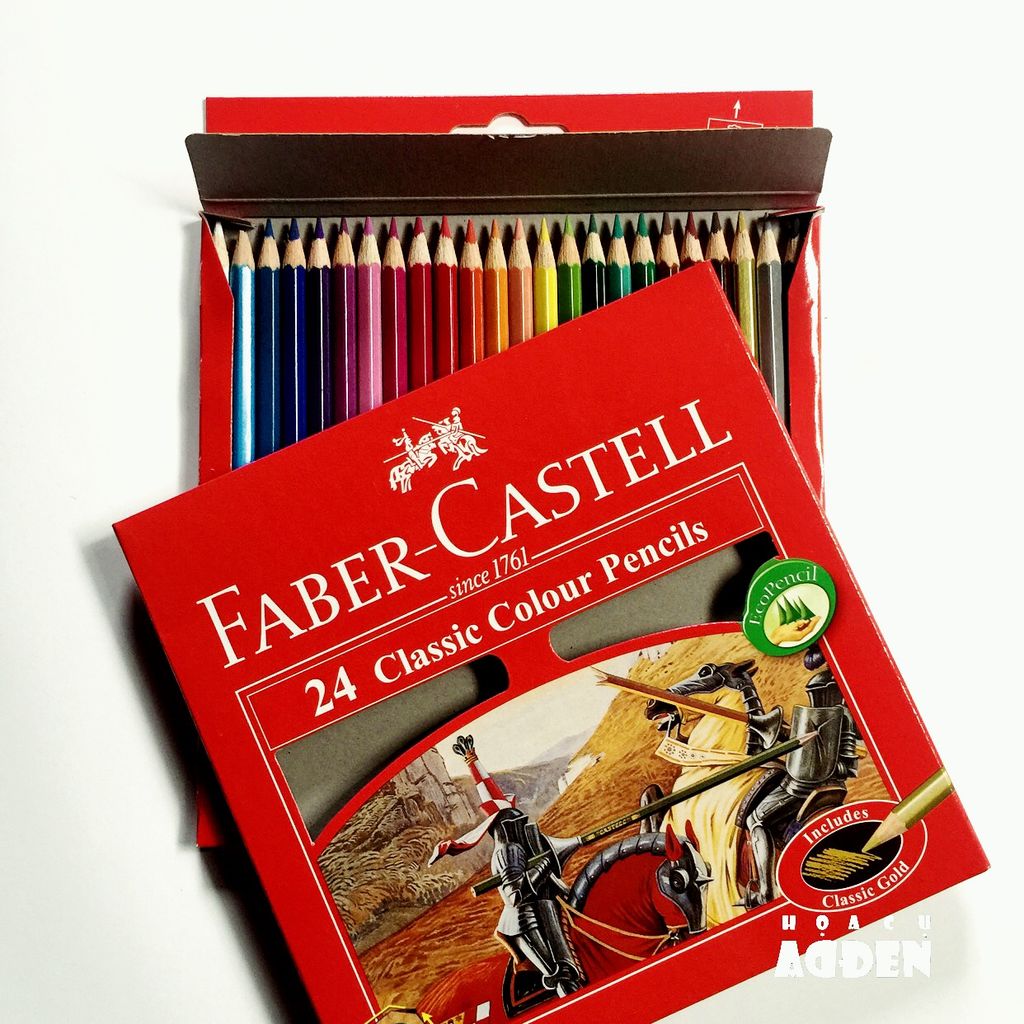 Chì màu khô CLASSIC KNIGHT FABER-CASTELL 24 màu