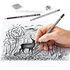 Chì Phác Thảo Staedtler Mars Lumograph Charcoal 100C Cao Cấp