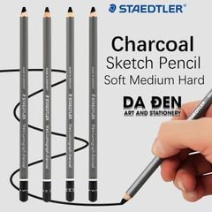 Bút Chì Staedtler Mars Lumograph Charcoal 100C Cao Cấp