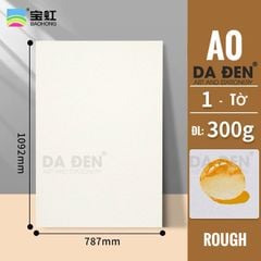 Giấy Baohong (Dòng Academy) Size A0(78.2x109.2cm) 100% Cotton (1 Tờ)