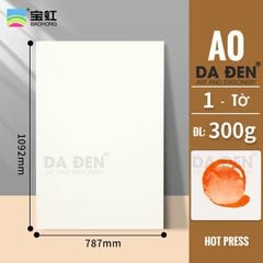 Giấy Baohong (Dòng Academy) Size A0(78.2x109.2cm) 100% Cotton (1 Tờ)