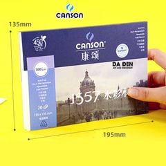 Sổ Vẽ Màu Nước Canson 1557 300gsm 20 Tờ