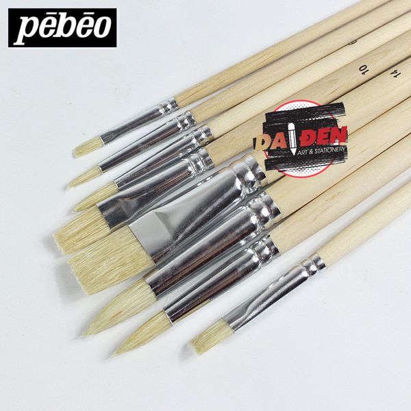 Bộ 8 Cọ Vẽ Sơn Dầu-Acrylic Pebeo