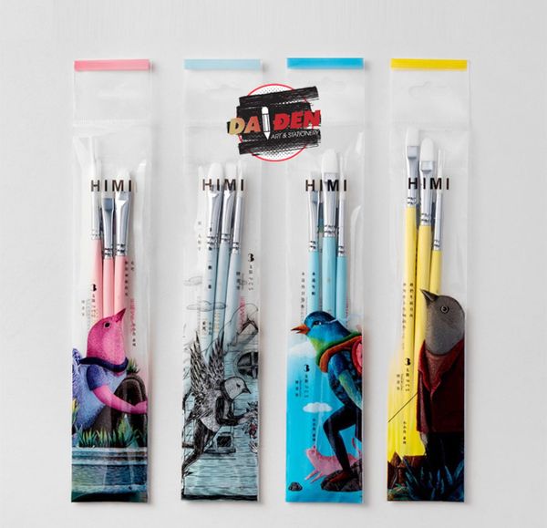 Bộ Cọ Vẽ Himi 3 Cây Vẽ Màu Gouache, Acrylic, ...
