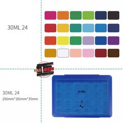 Màu Gouache Himi Thạch 18/24/56 Màu Hộp Nhựa