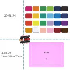 Màu Gouache Himi Thạch 18/24/56 Màu Hộp Nhựa