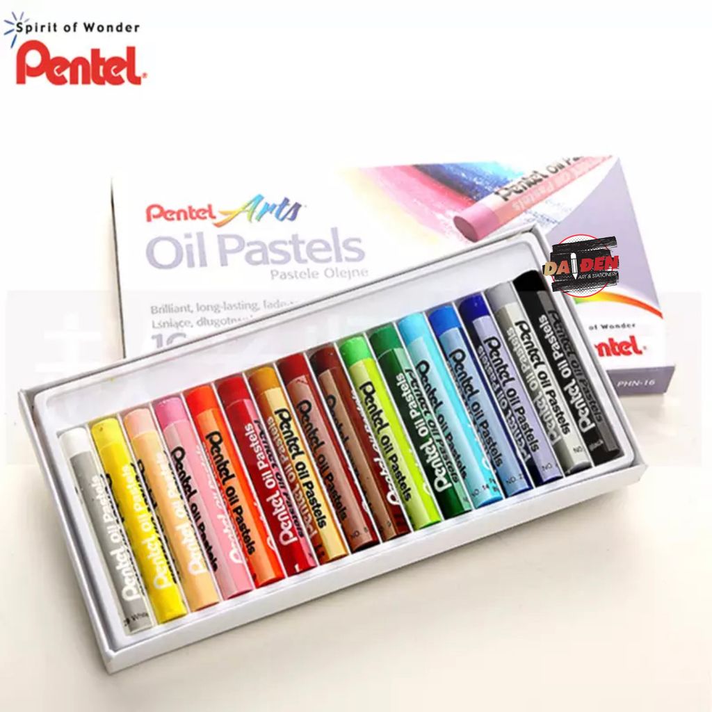 Sáp Dầu Pentel Oil Pastel 12/1625/36/50 Màu