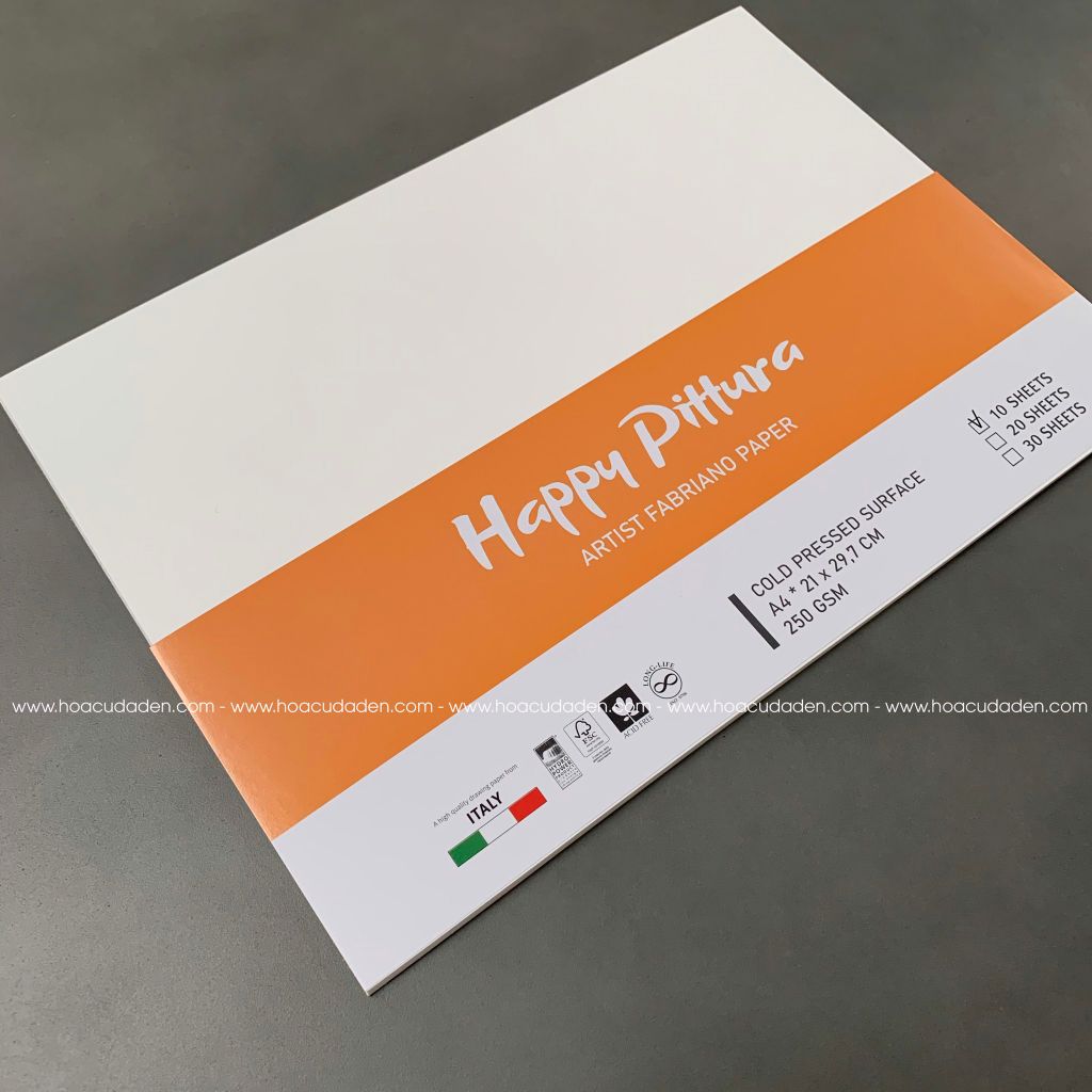 Giấy Vẽ Màu Nước Happy Pittura 250gsm