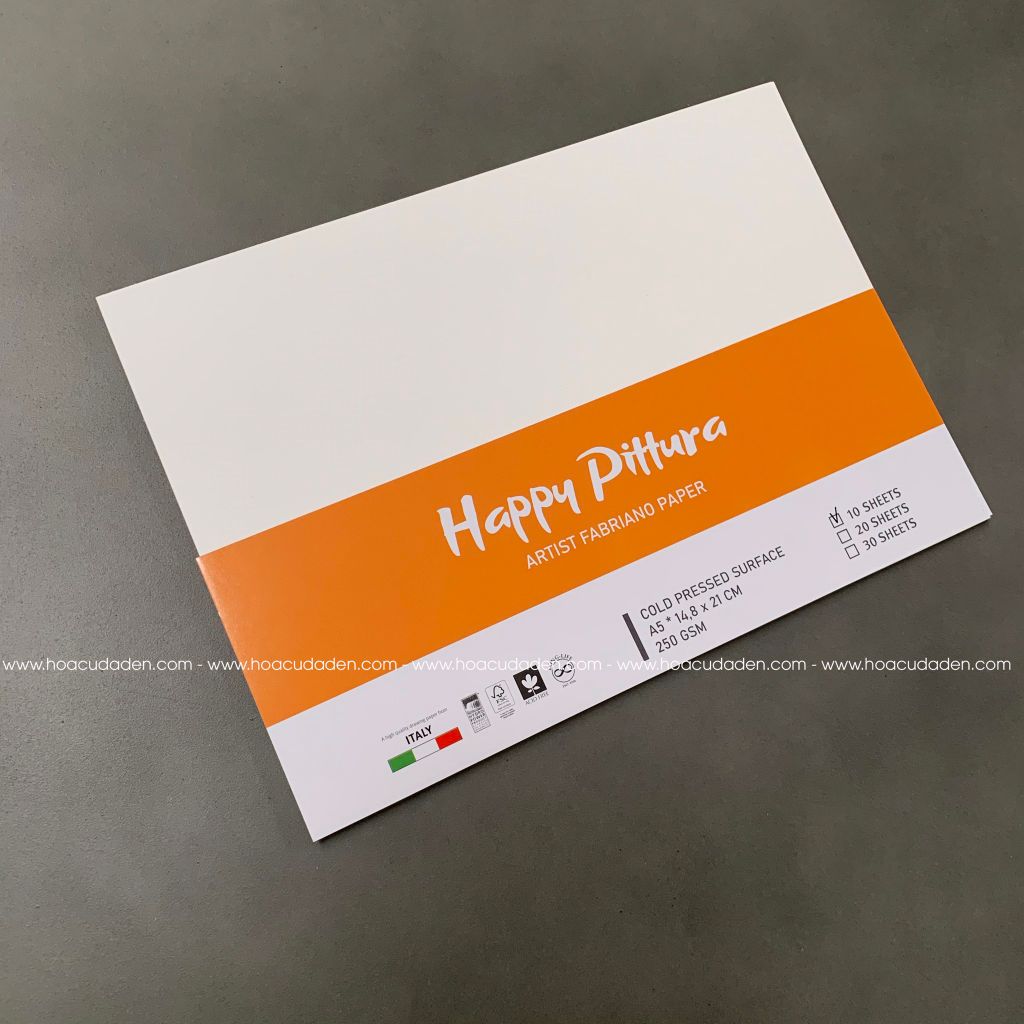 Giấy Vẽ Màu Nước Happy Pittura 250gsm