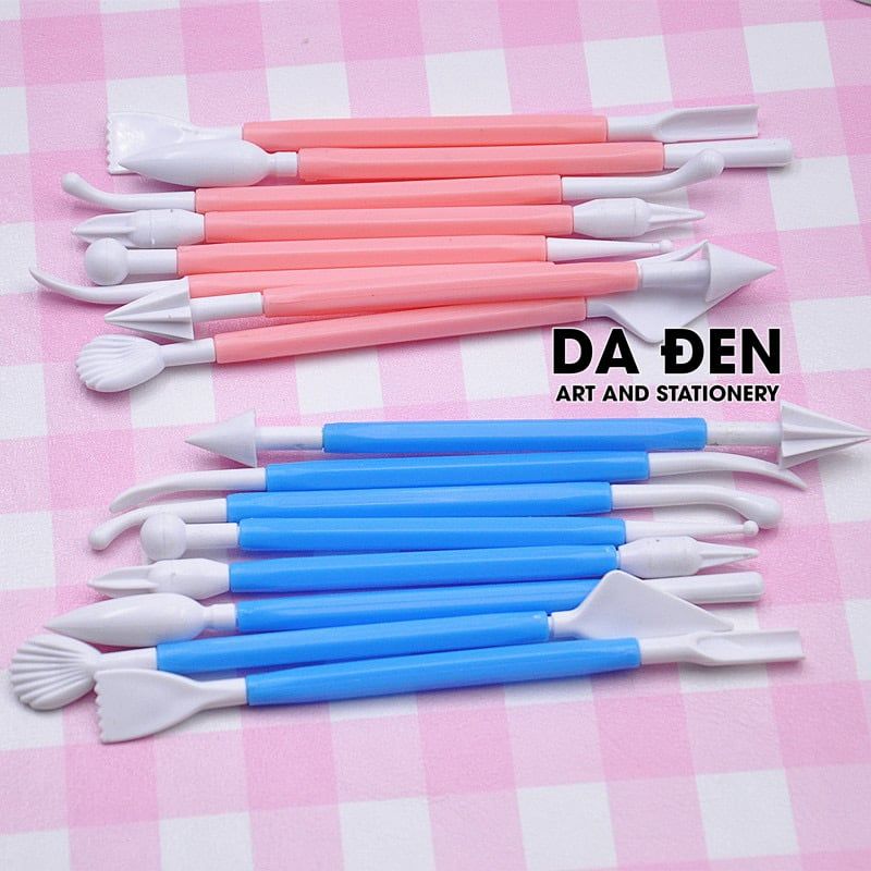 Bộ Dụng Cụ Tạo Hình Đất Sét 8 Món