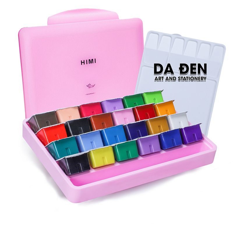 Màu Gouache Himi Thạch 18/24/56 Màu Hộp Nhựa
