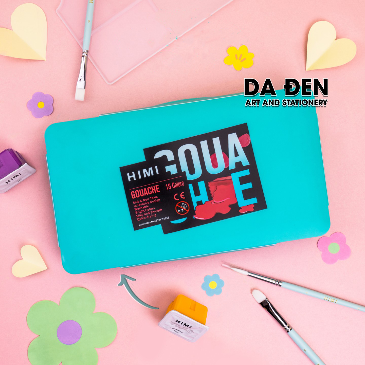HƯỚNG DẪN VẼ CÁNH ĐỒNG HOA BẰNG MÀU GOUACHE Kstudio #9 HƯỚNG DẪN VẼ CÁNH ĐỒNG HOA BẰNG MÀU GOUACHE Kstudio