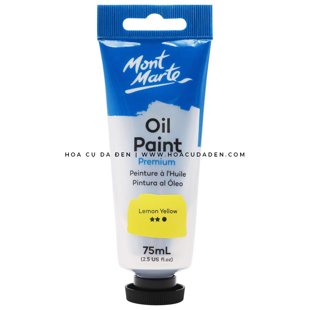 [DA ĐEN] Màu Sơn Dầu - Oil Mont Marte | Tube 75ml