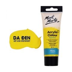 Mont Marte Acrylic Colour 75ml (2.54oz) - Lemon Yellow