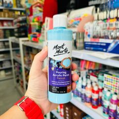 [DA ĐEN] Acrylic Đổ Mont Marte - Pouring Acrylic Premium Mont Marte 240ml