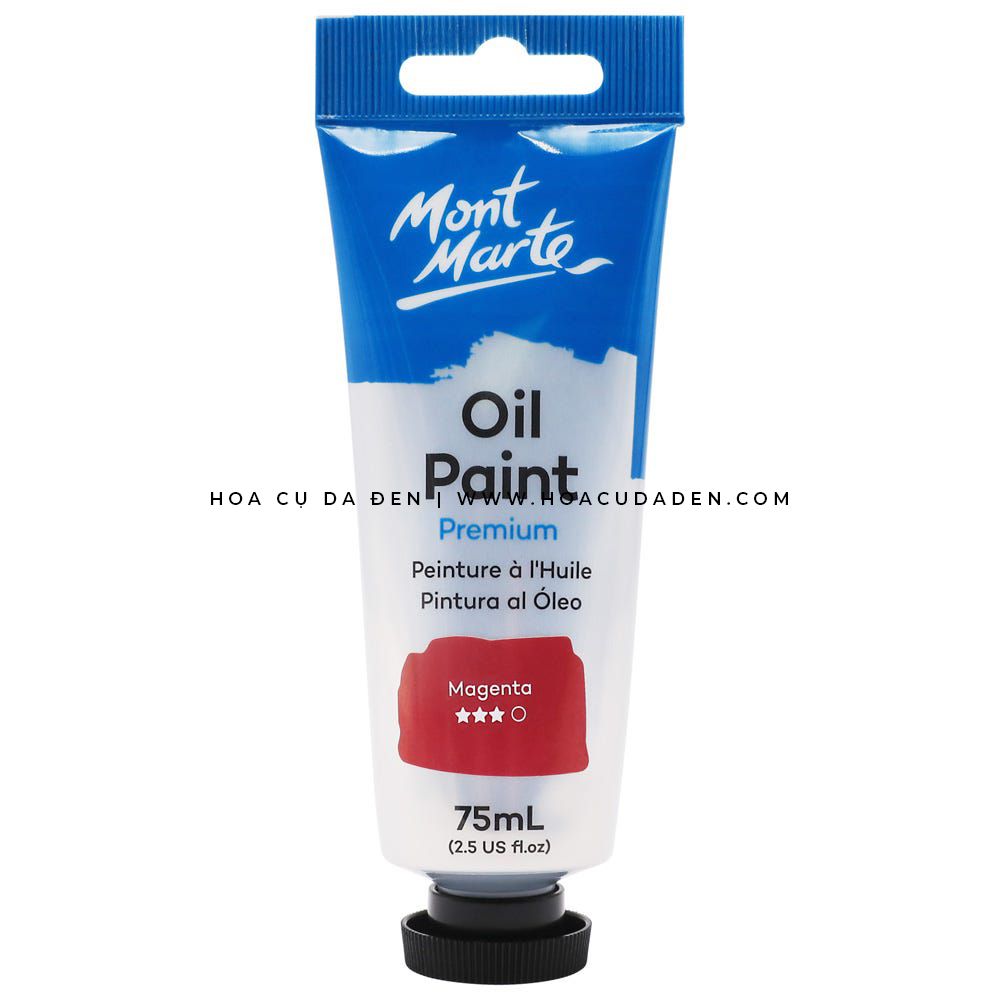 [DA ĐEN] Màu Sơn Dầu - Oil Mont Marte | Tube 75ml