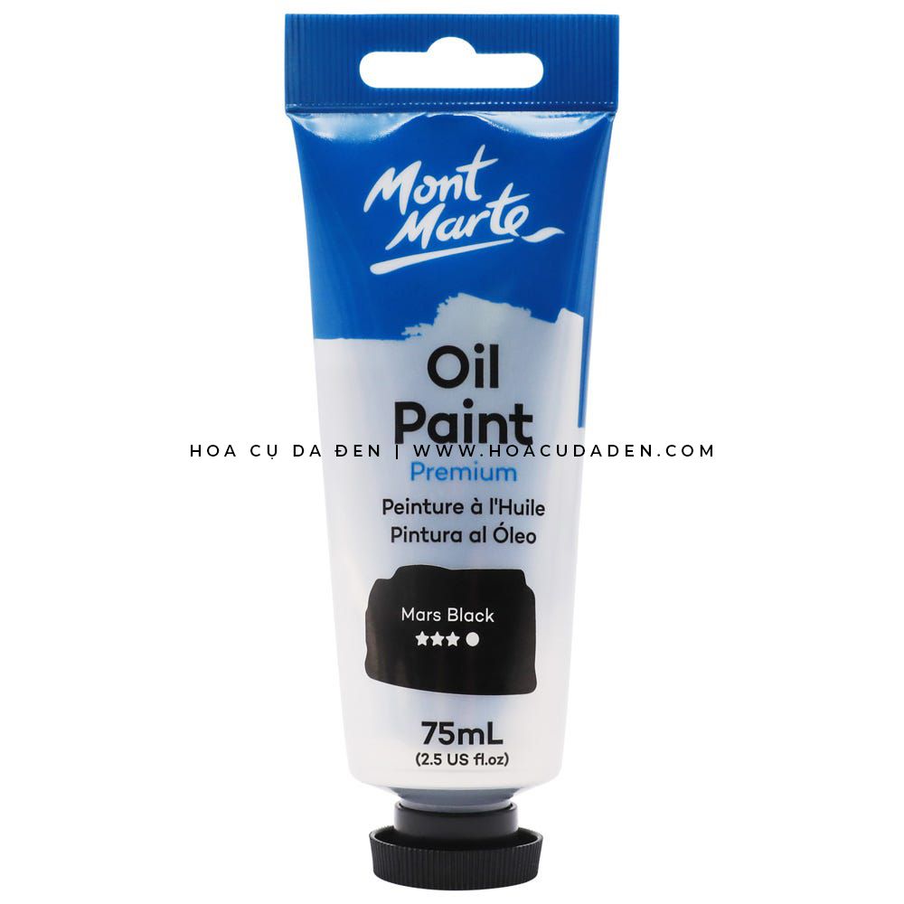 [DA ĐEN] Màu Sơn Dầu - Oil Mont Marte | Tube 75ml