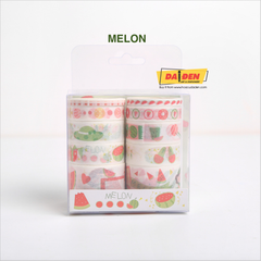 Washi Tape Bộ 10 Cuộn Trái Cây