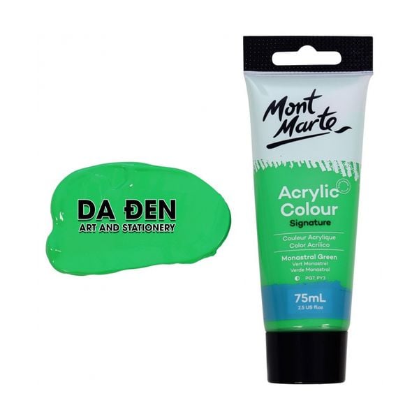 Mont Marte Acrylic Colour 75ml (2.54oz) - Monastral Green