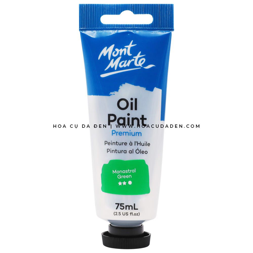 [DA ĐEN] Màu Sơn Dầu - Oil Mont Marte | Tube 75ml
