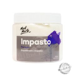 [DA ĐEN] Dung Môi Impasto Mont Marte Làm Dày Màu, Tạo Khối 500ml