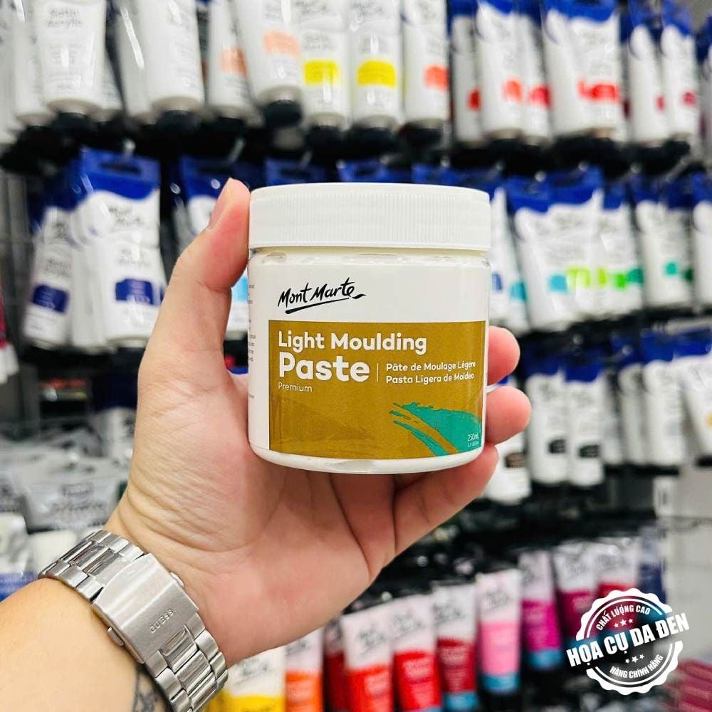 [DA ĐEN] Bột Đắp Nổi, Tạo Hình 3D Light Moulding Pastel Premium của Mont Marte 250ml