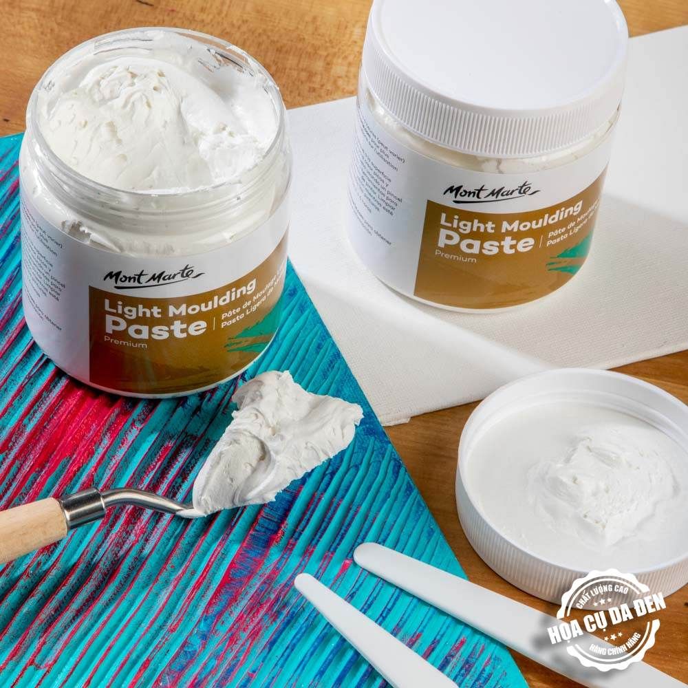 [DA ĐEN] Bột Đắp Nổi, Tạo Hình 3D Light Moulding Pastel Premium của Mont Marte 250ml