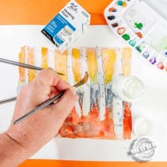 [DA ĐEN] Keo Chặn Màu Nước Premium - Masking Fluid Mont Marte 120ml