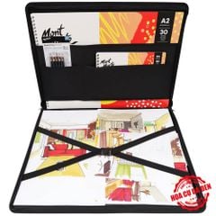 [DA ĐEN] Túi Đựng Tranh Cao Cấp - Portfolio Premium Mont Marte