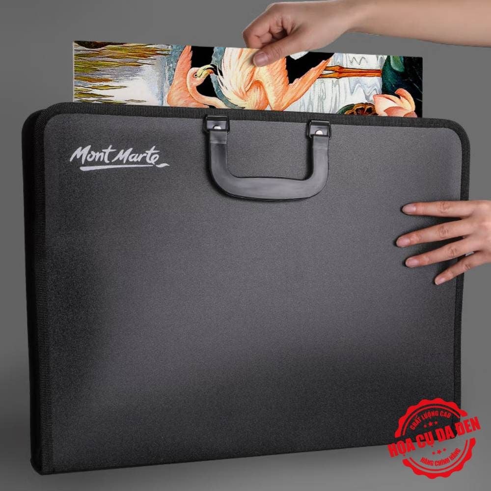[DA ĐEN] Túi Đựng Tranh Cao Cấp - Portfolio Premium Mont Marte