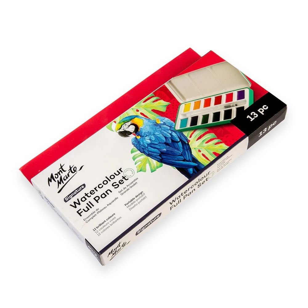 Màu Nước Mont Marte Hộp Nhựa 12|18|36 Màu