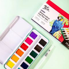 Màu Nước Mont Marte Hộp Nhựa 12|18|36 Màu