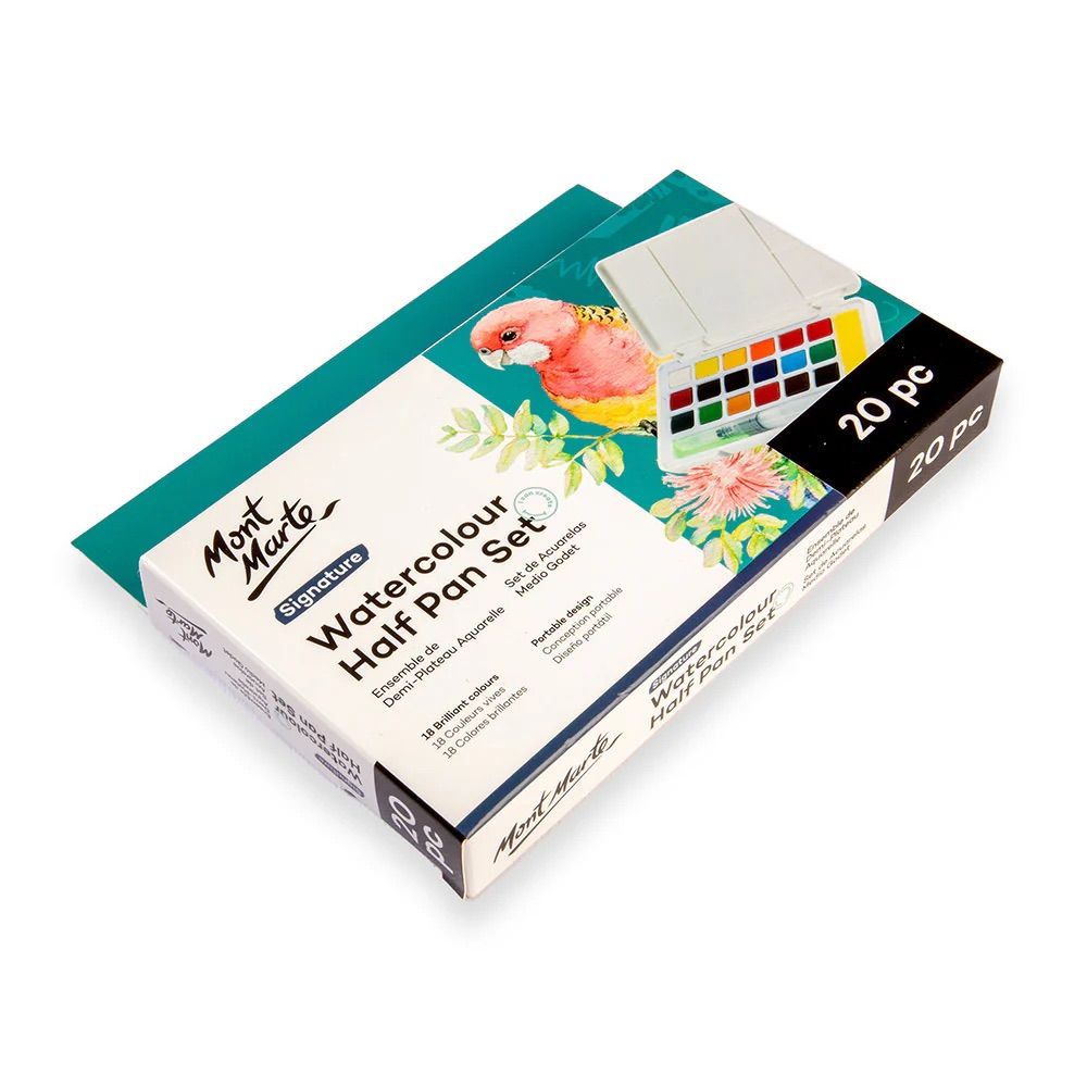 Màu Nước Mont Marte Hộp Nhựa 12|18|36 Màu