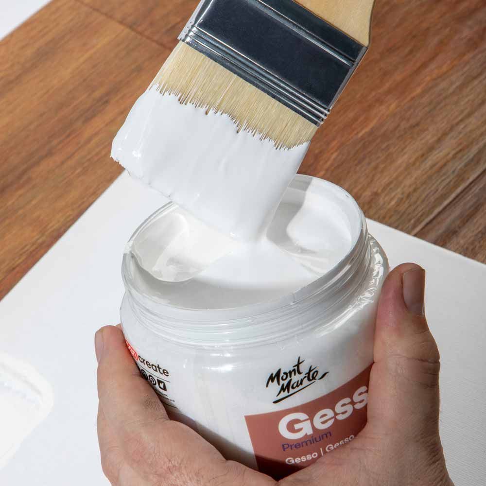 Cọ Bản Gesso Cán Dài Mont Marte (Lông Heo)