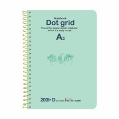 KLONG Sổ Lò Xo Đơn Ruột Chấm Dot Grid A5 - 200 trang; MS 968