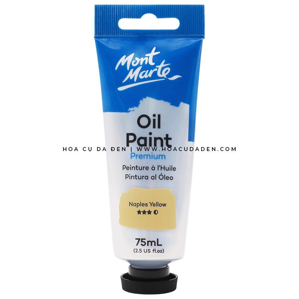 [DA ĐEN] Màu Sơn Dầu - Oil Mont Marte | Tube 75ml
