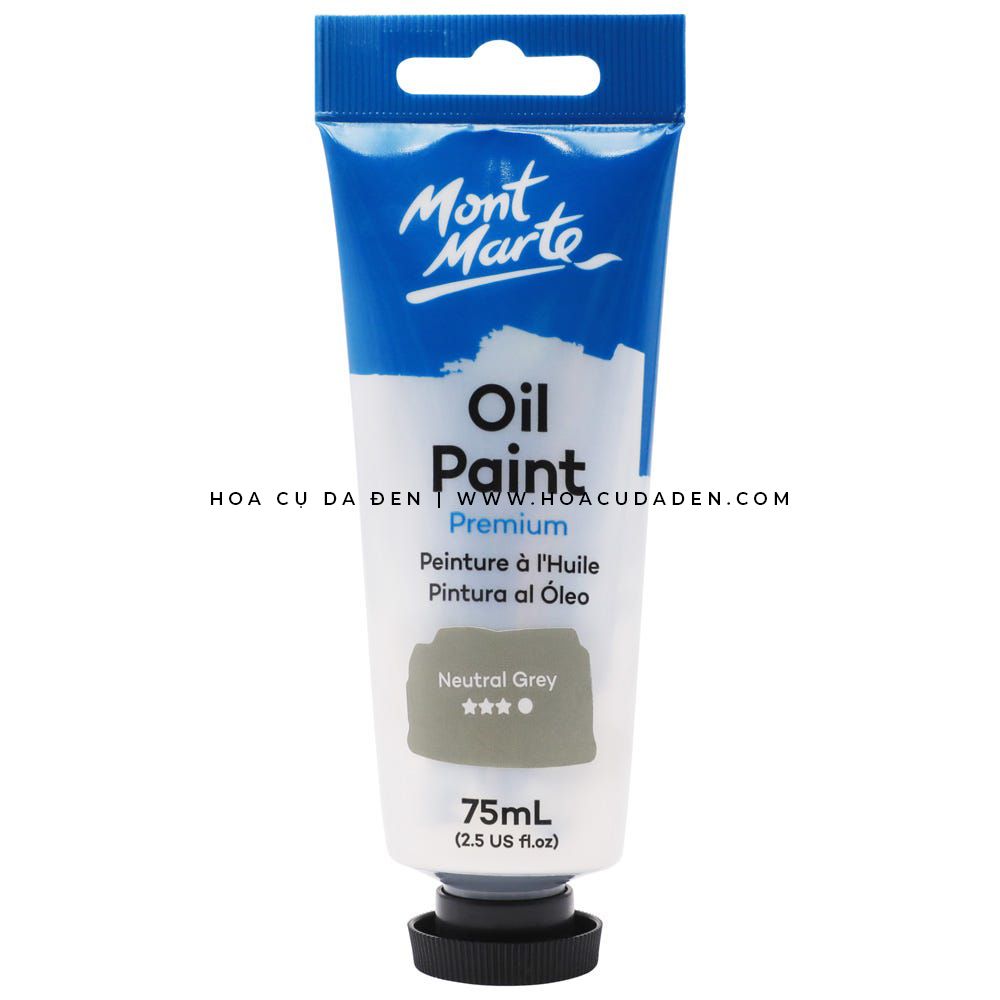[DA ĐEN] Màu Sơn Dầu - Oil Mont Marte | Tube 75ml