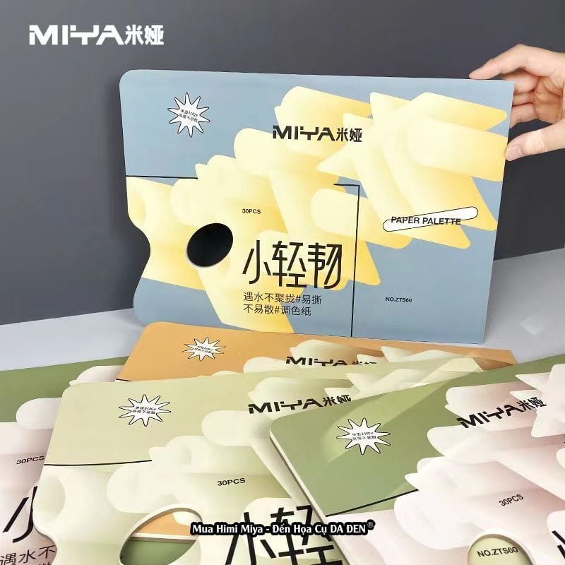 [DA ĐEN] Paper Palette Miya - Palette Giấy Tiện Dụng Miya